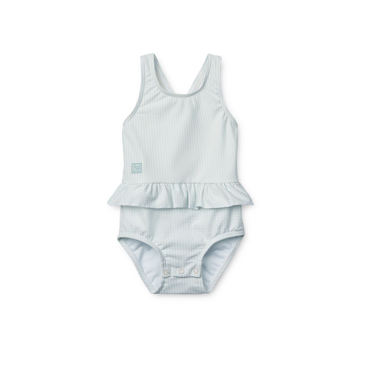 Liewood AMINA Streifen Baby Badeanzug - Y/D stripe Pure sky / Creme de la creme - Badeanzug