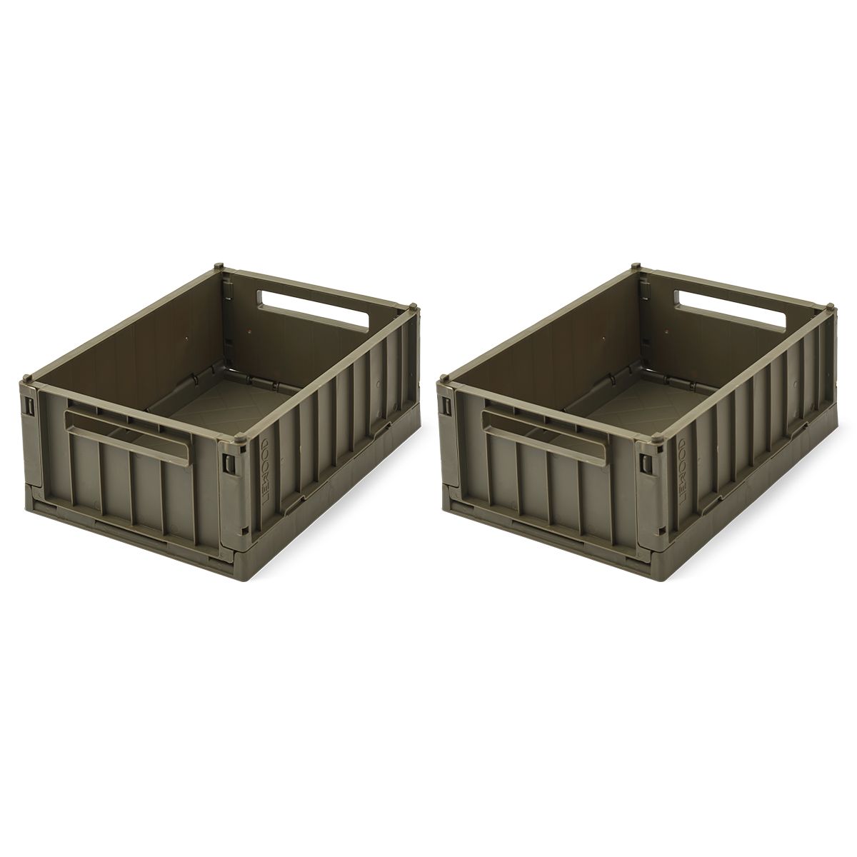 Liewood WESTON Aufbewahrungsbox Klein, 2er-Pack - Army brown - Aufbewahrungsbox