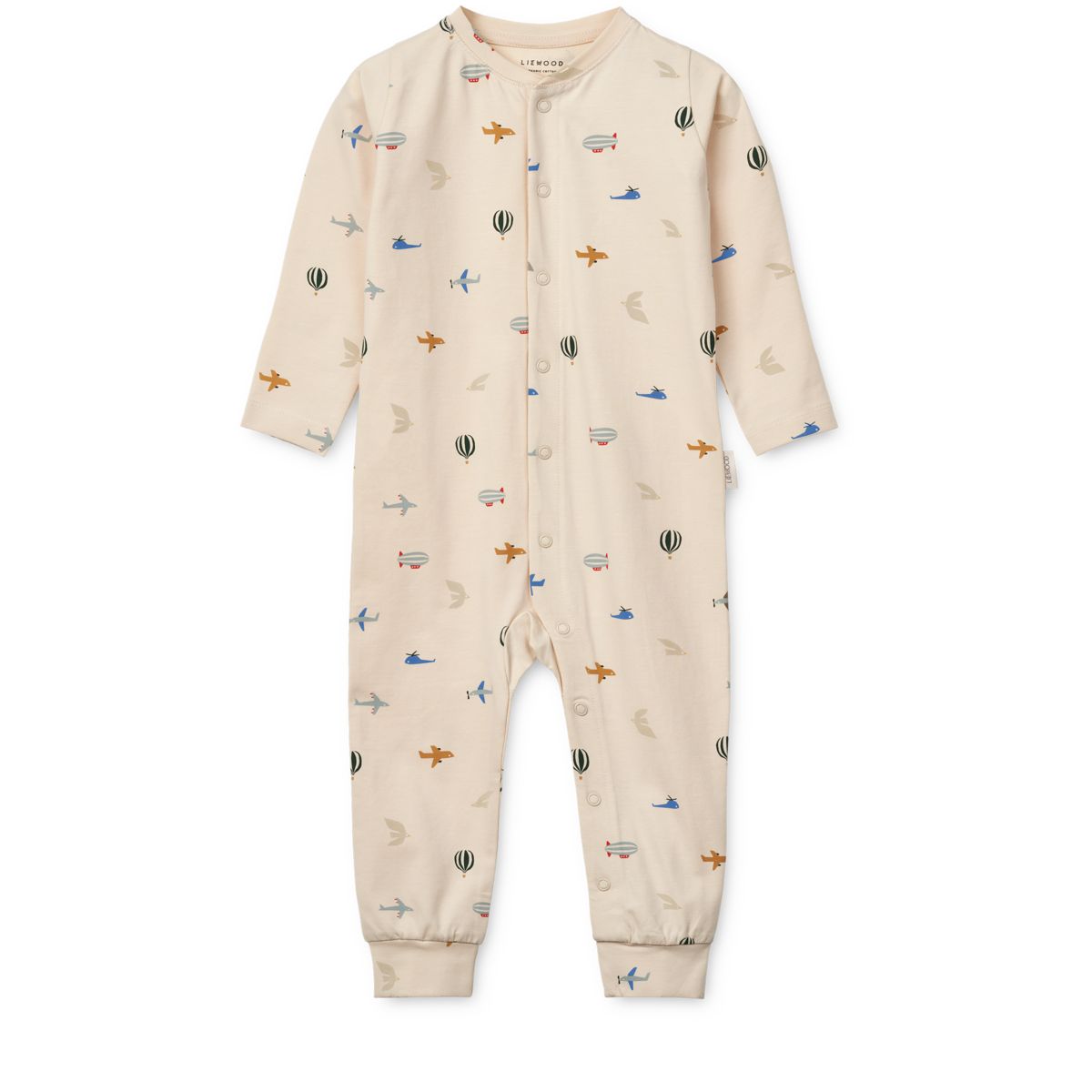 Liewood BIRK Bedruckter Pyjama Einteiler - Aviator / Ecru - Pyjama-Jumpsuit