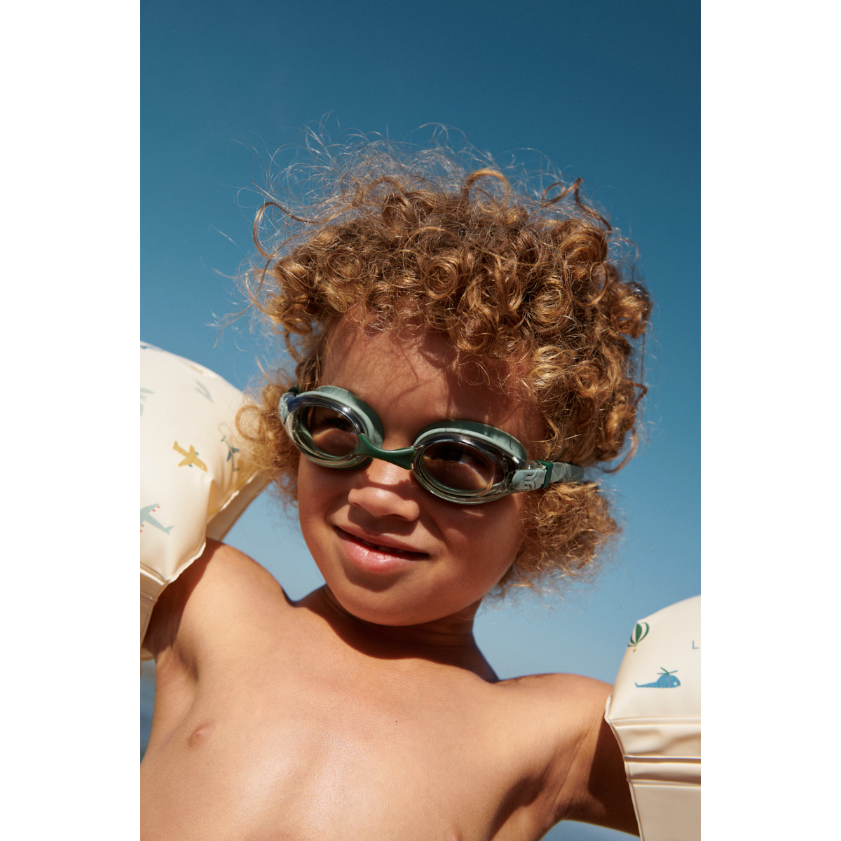 Liewood Titas Schwimmbrille - Peppermint / Garden green - Badezimmerspielzeug