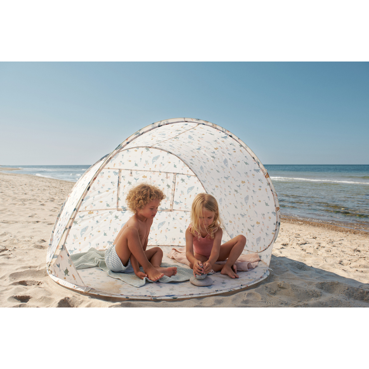 Liewood Cassie Pop-Up-Strandzelt - Sea creature / Sandy - ZELT