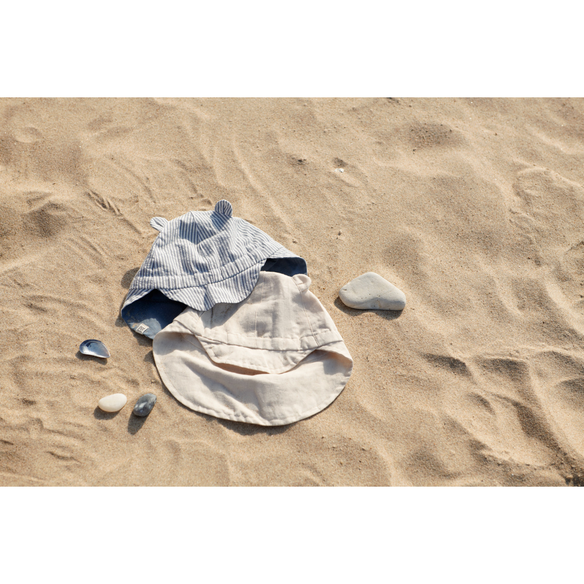 Liewood Gorm Sonnenhut aus Leinen - Sandy - Hut & Kappe