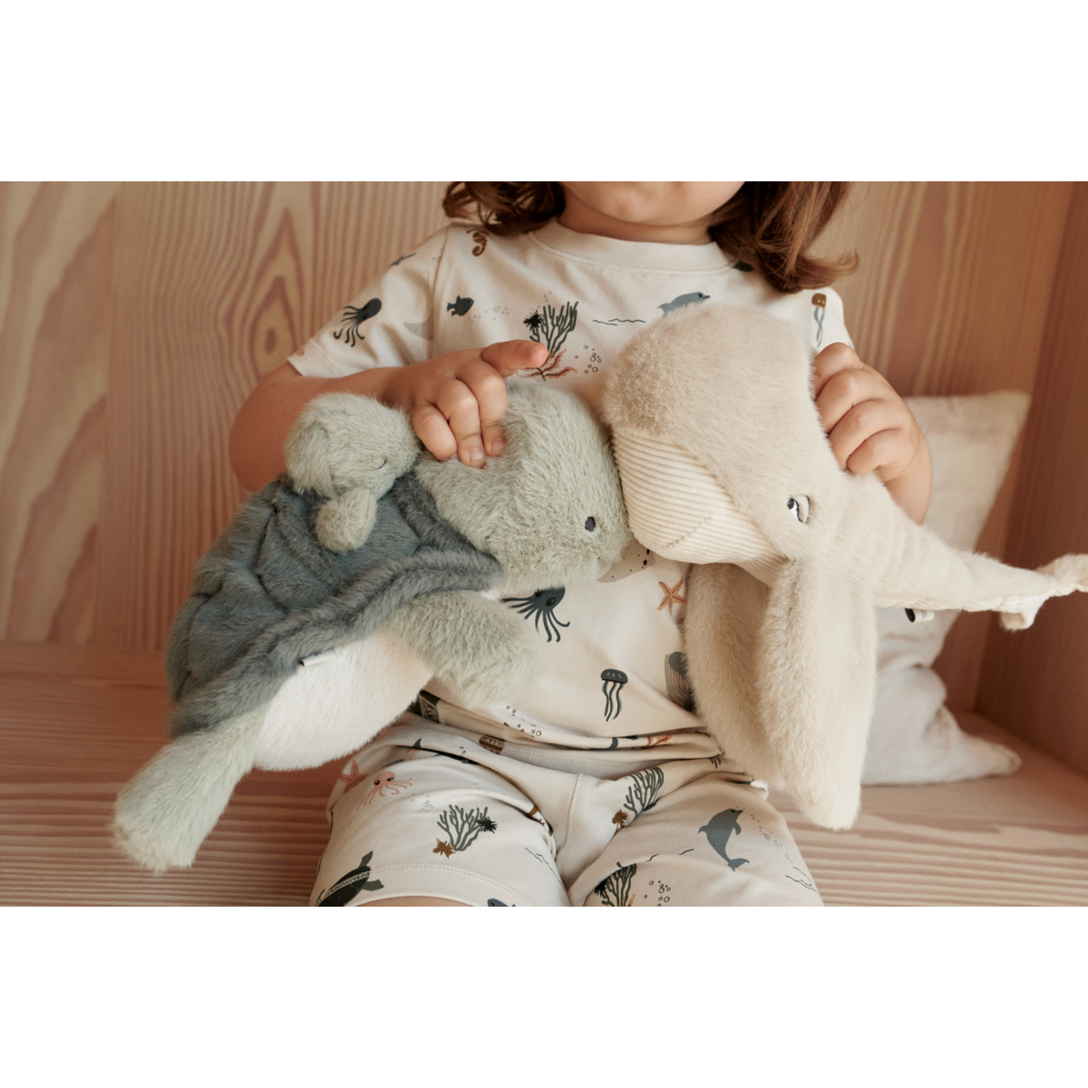 Liewood BERTO & Baby Schildkröten Teddy - Faune green - Polaires