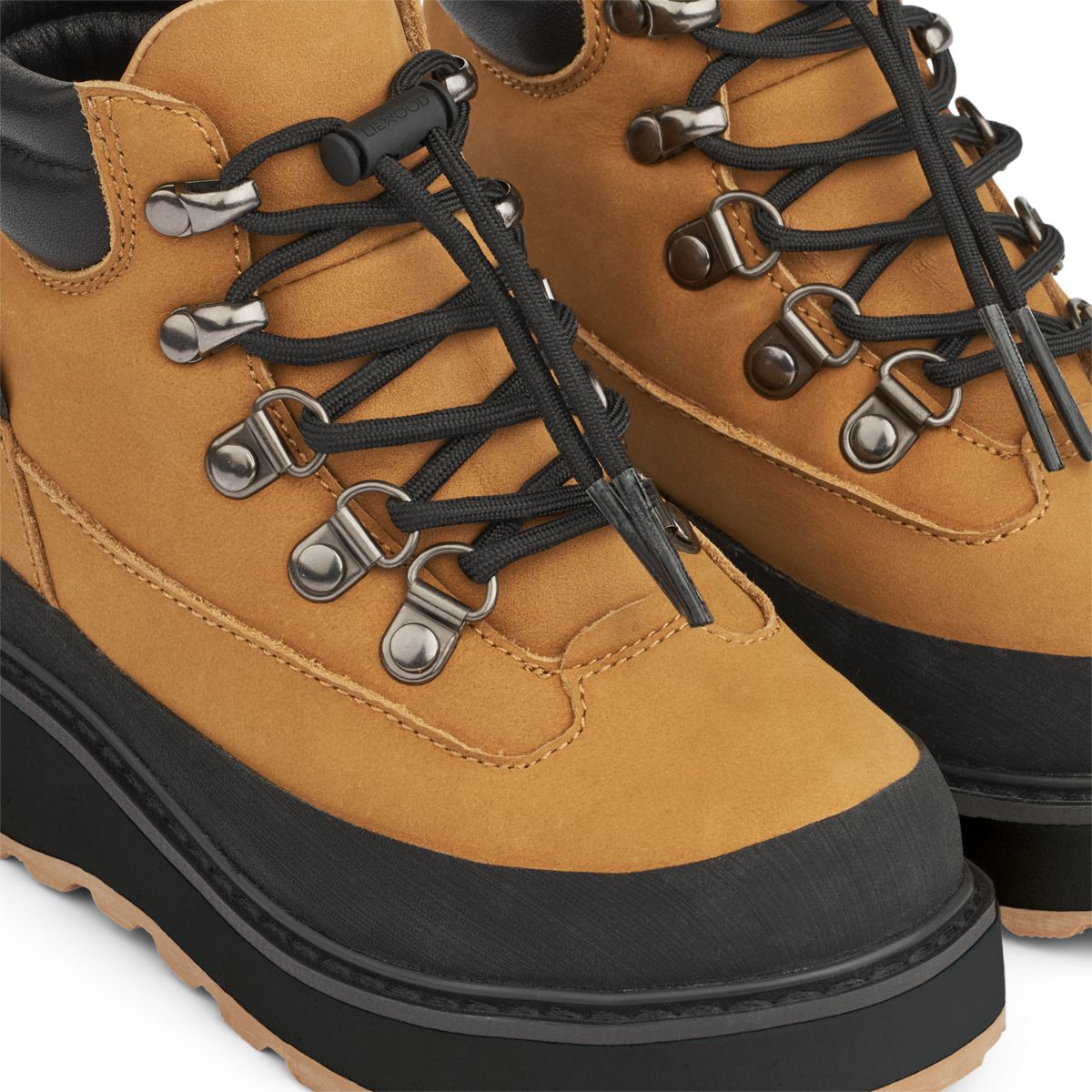 Liewood Lucien Lederstiefel - Golden caramel / Black - Stiefel