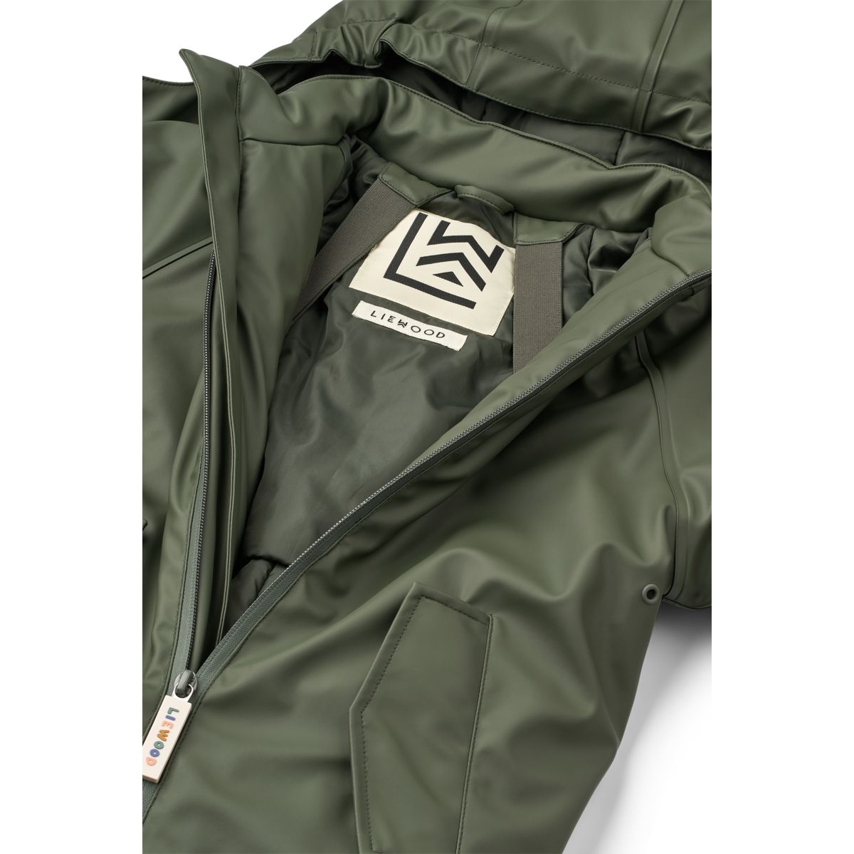 Liewood MADDY PU-Regenkombi - Hunter green - SUIT