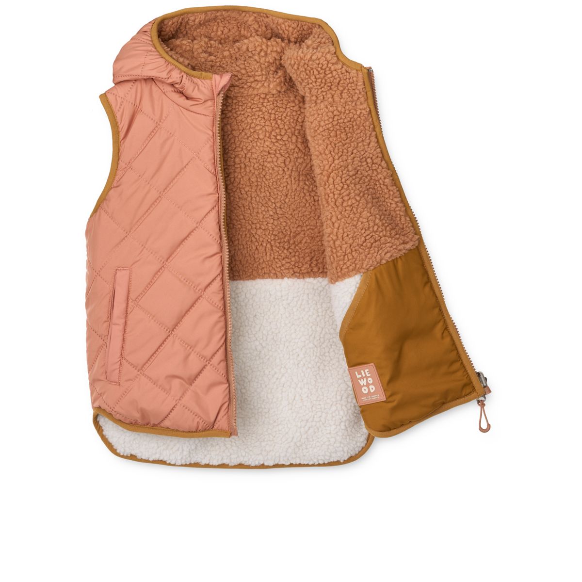Liewood DIANA Wendare Fleeceweste - Tuscany rose mix - Vest