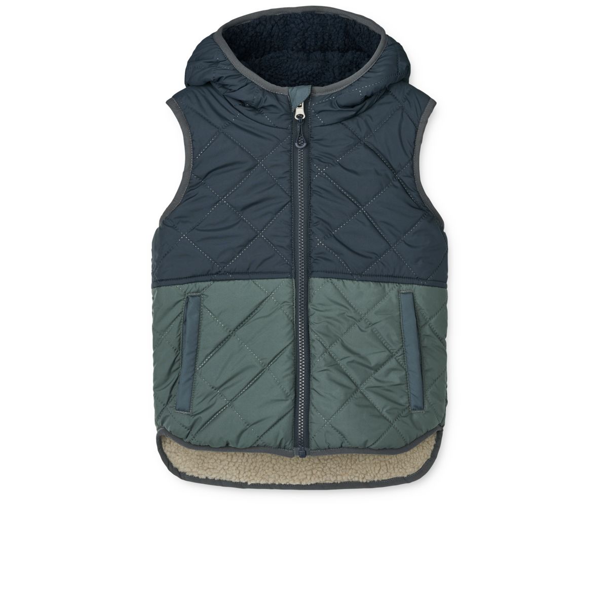 Liewood DIANA Wendare Fleeceweste - Whale blue multi mix - Vest