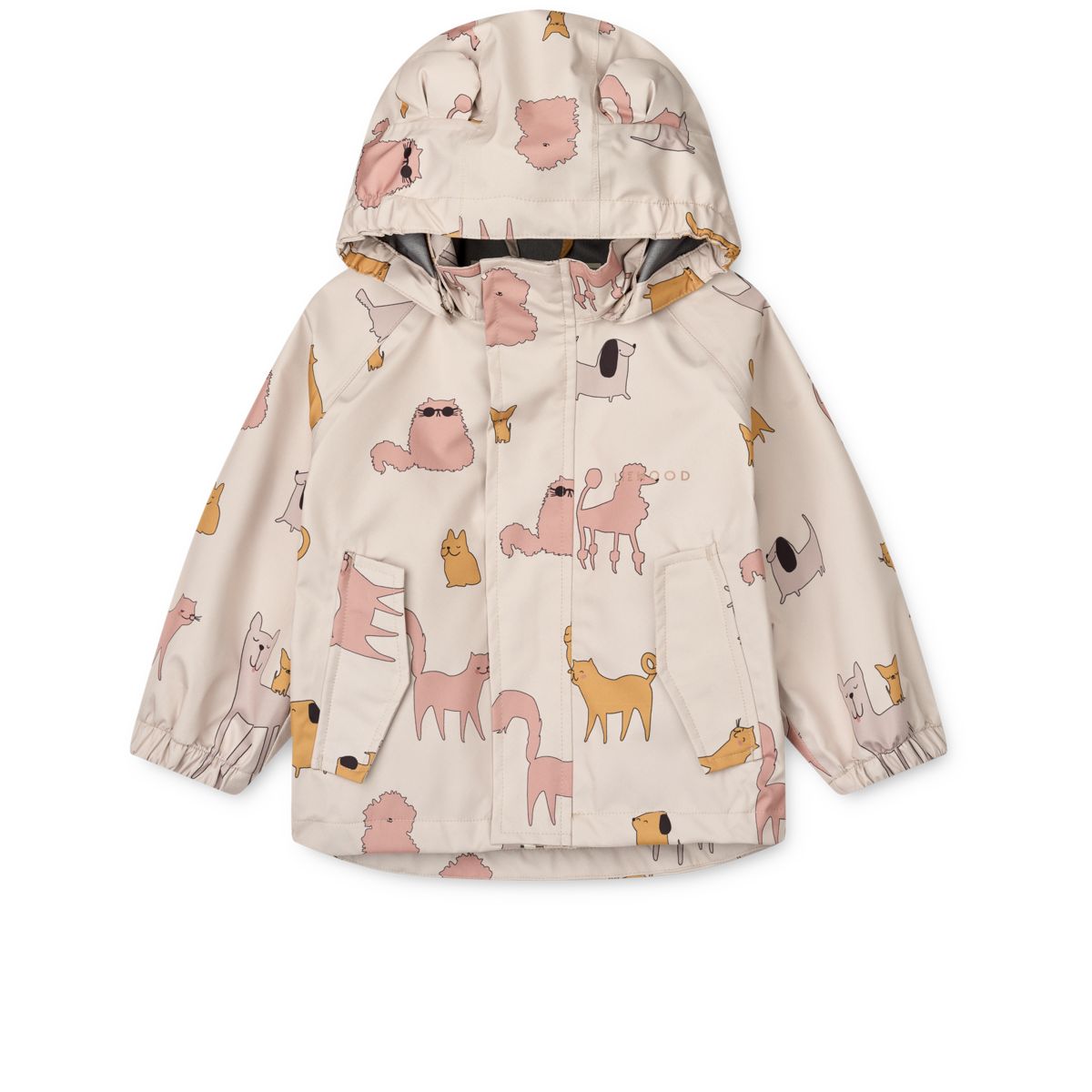 Liewood Manu Regenbekleidungsset - Cats and Dogs / Sandy - Satz