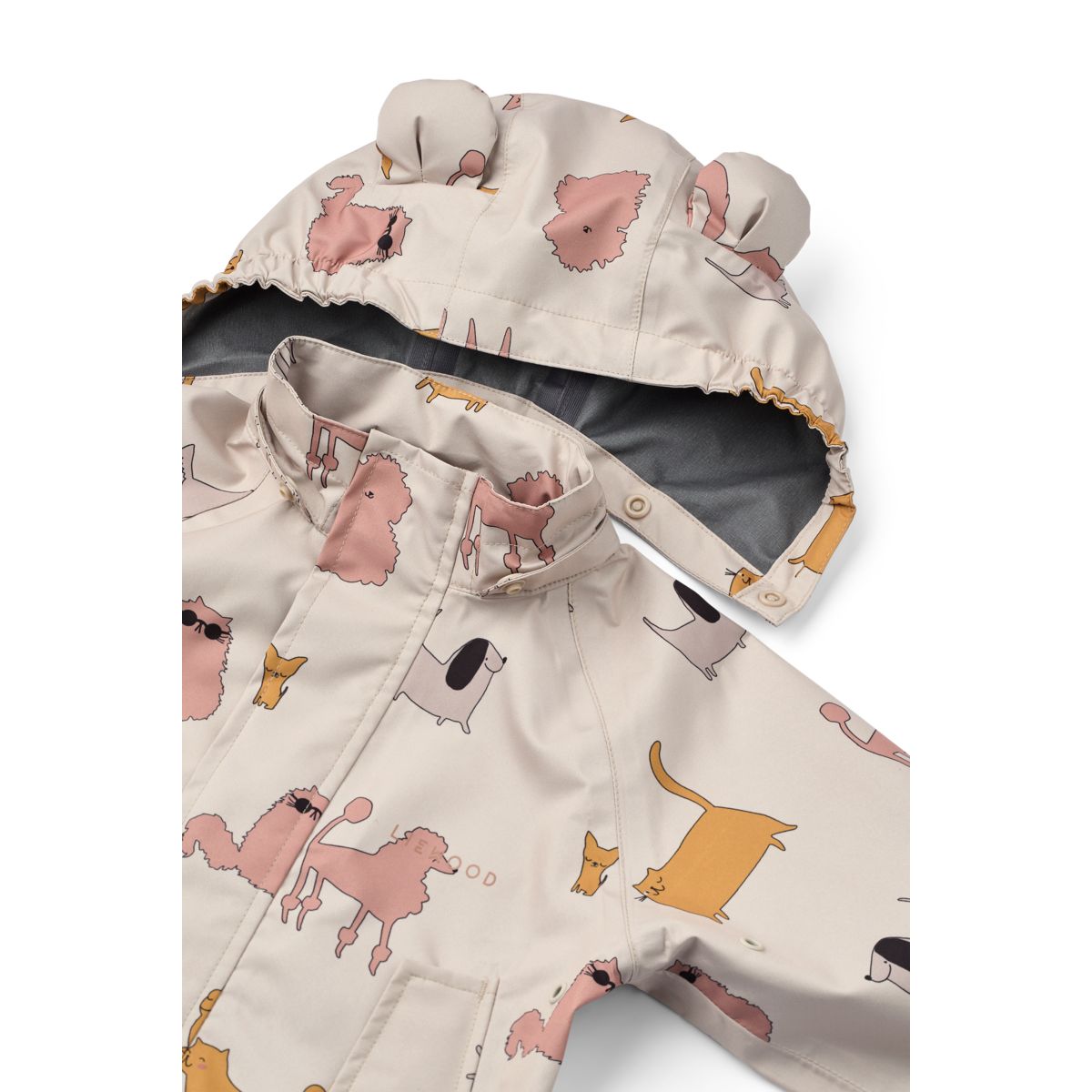 Liewood Manu Regenbekleidungsset - Cats and Dogs / Sandy - Satz