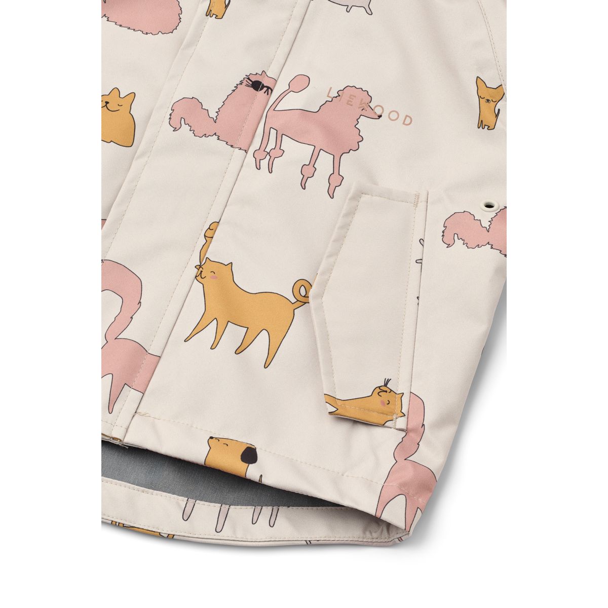 Liewood Manu Regenbekleidungsset - Cats and Dogs / Sandy - Satz