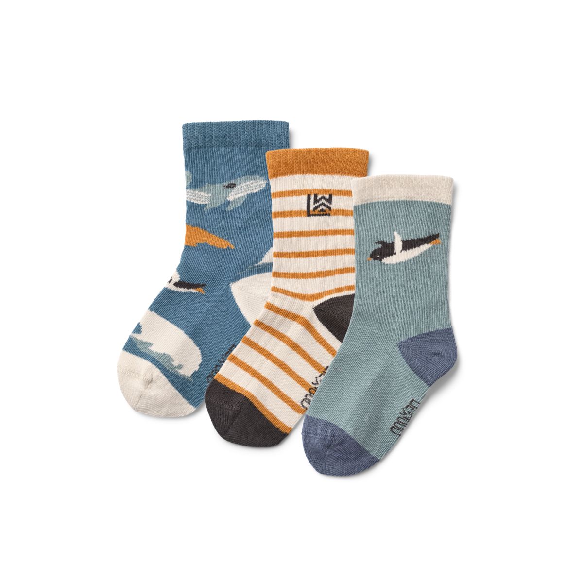 Liewood SILAS Socken 3er-Pack - Arctic Sea / Ocean view - Socken/Strümpfe