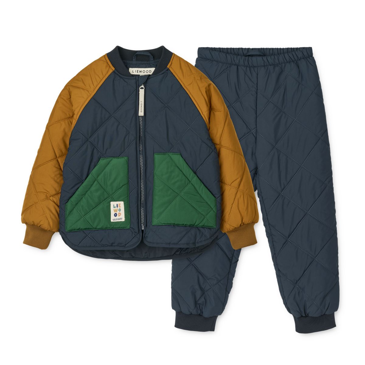 Liewood ZELLA Thermo-Set - Classic navy multi mix - Satz