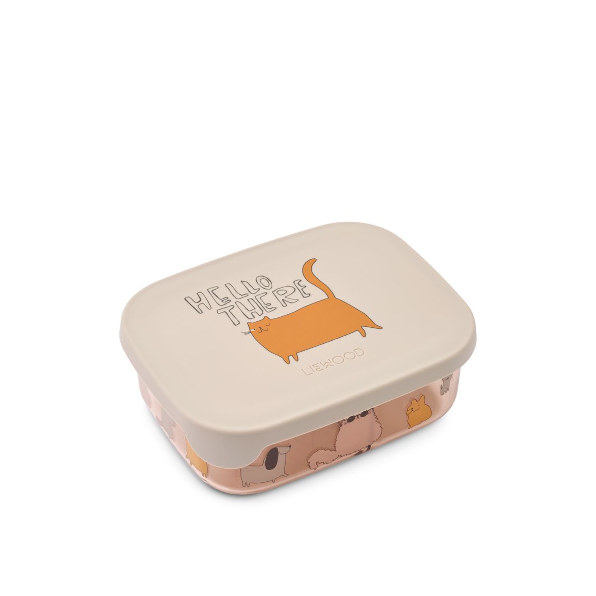 Liewood ARTHUR Tritan-Lunchbox - Cats and Dogs / Sandy - Brotdose