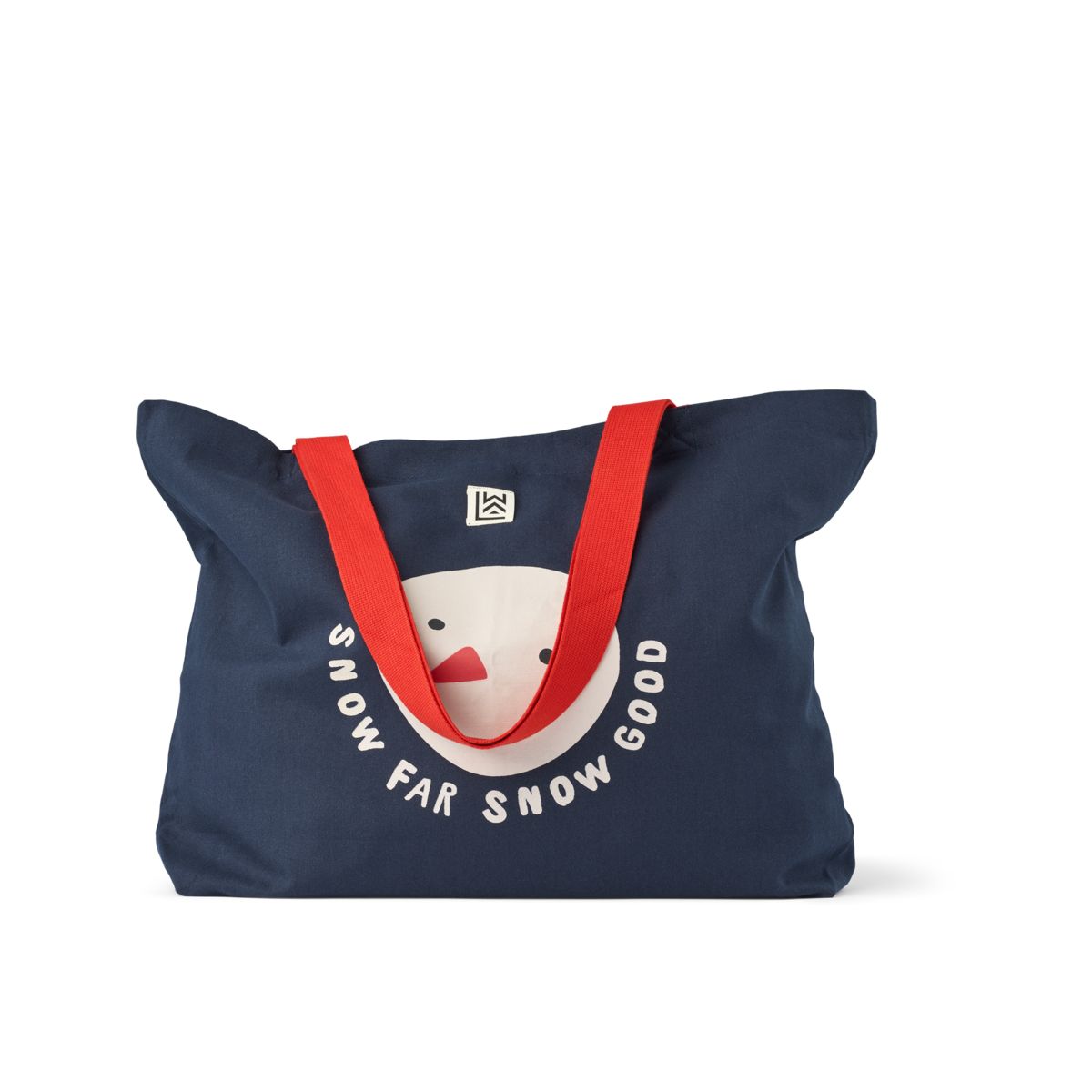 Liewood Große Tragetasche - Snow far snow good / Classic navy - Einkausstacshe