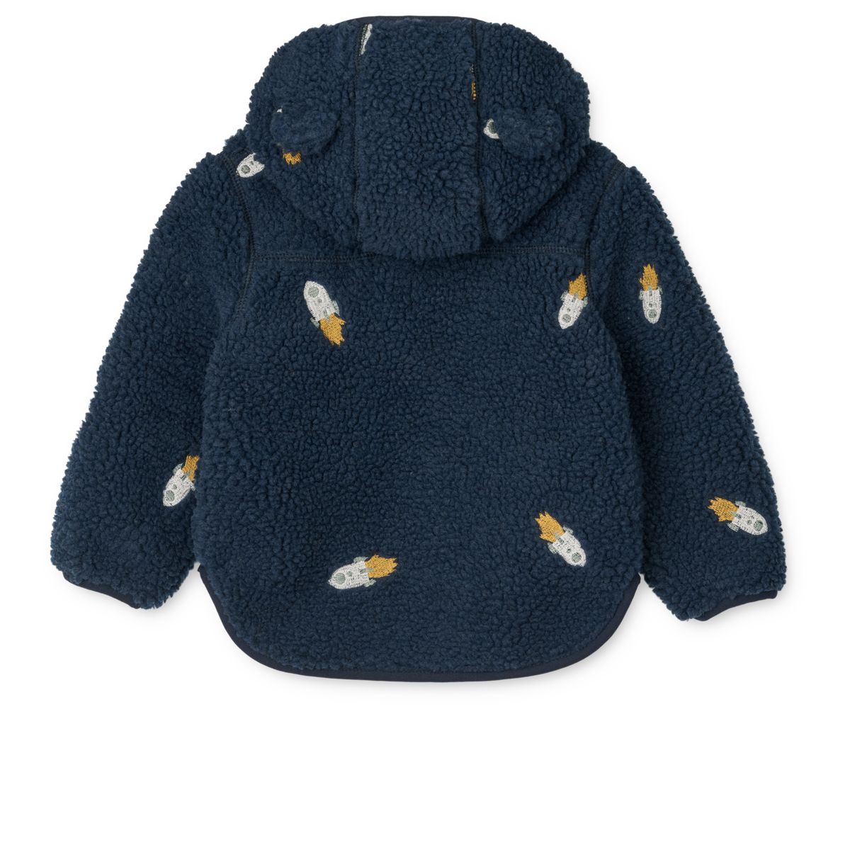 Liewood Mara Fleecejacke mit Ohren - Rocket / Classic navy / Embroidery - Jacke