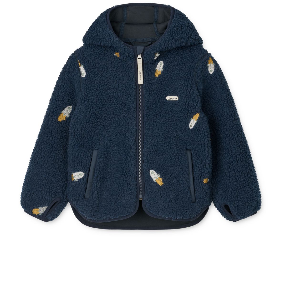 Liewood MARA Fleecejacke - Rocket / Classic navy / Embroidery - Jacke
