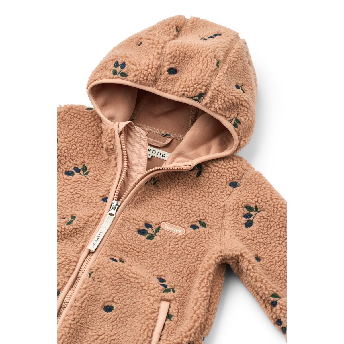 Liewood MARA Fleecejacke - Berry / Pale tuscany / Embroidery - Jacke