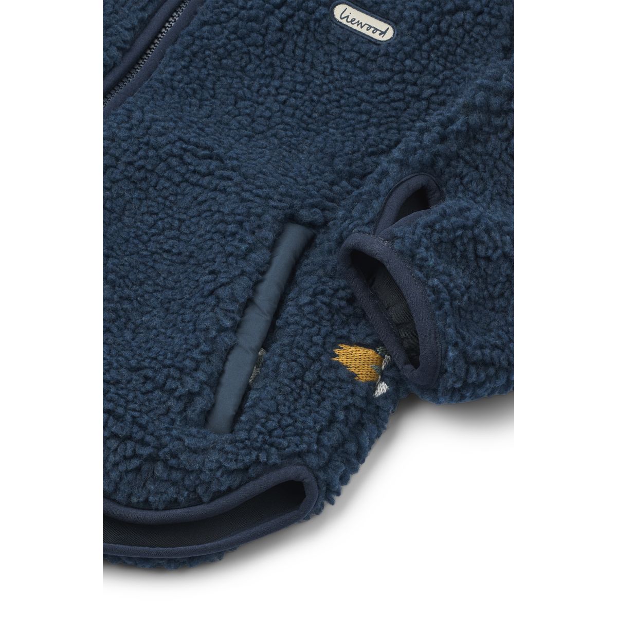 Liewood MARA Fleecejacke - Rocket / Classic navy / Embroidery - Jacke