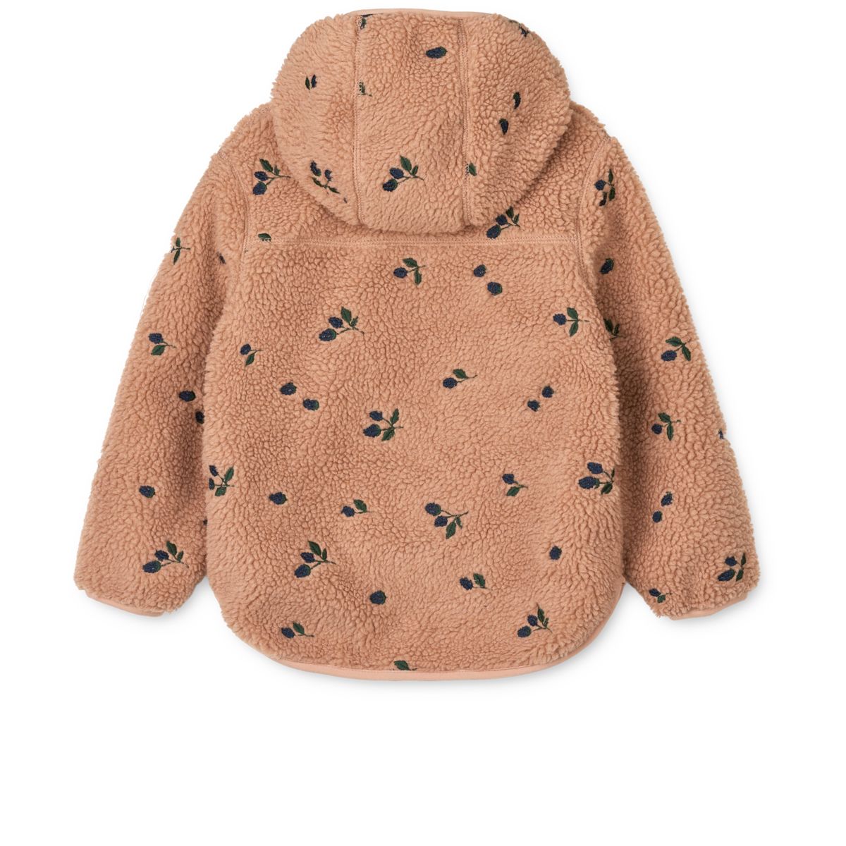 Liewood MARA Fleecejacke - Berry / Pale tuscany / Embroidery - Jacke