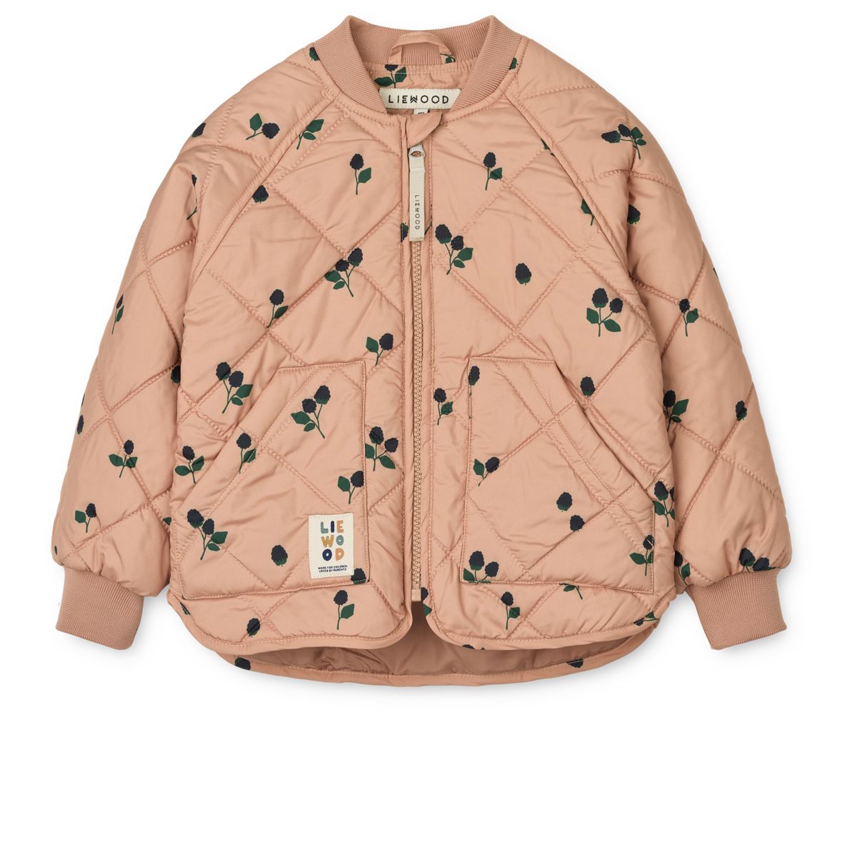 Liewood ZELLA Thermojacke - Berry / Pale tuscany / Embroidery - Jacke