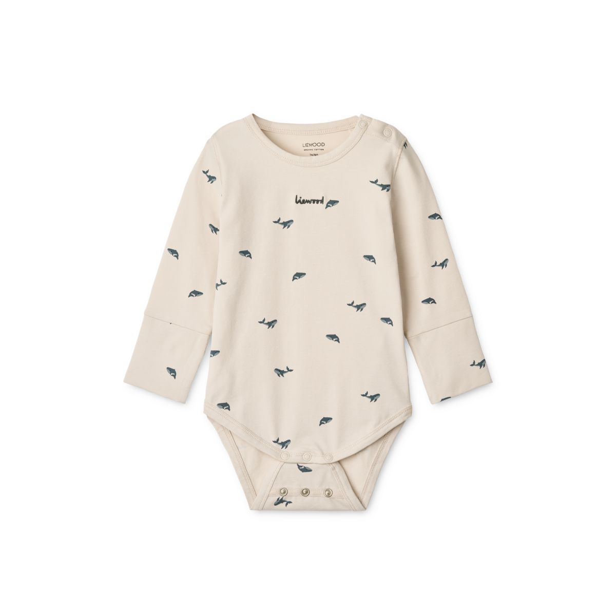 YANNI Baby-Bodystocking 2er-Pack - Mini whale / Sandy