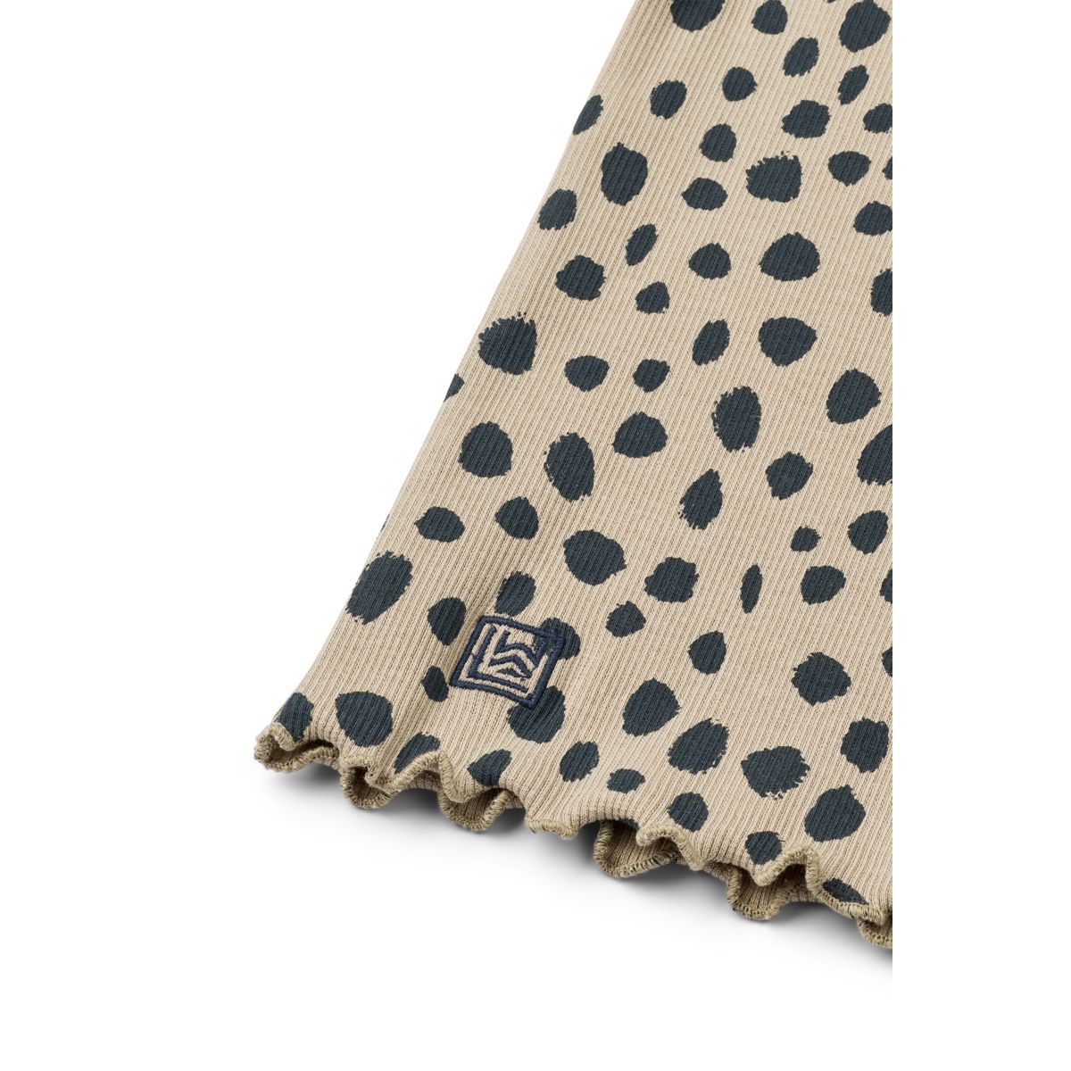 Liewood NIEVE Langarm-T-Shirt aus Ripp - Leo spots / Mist - T-shirt