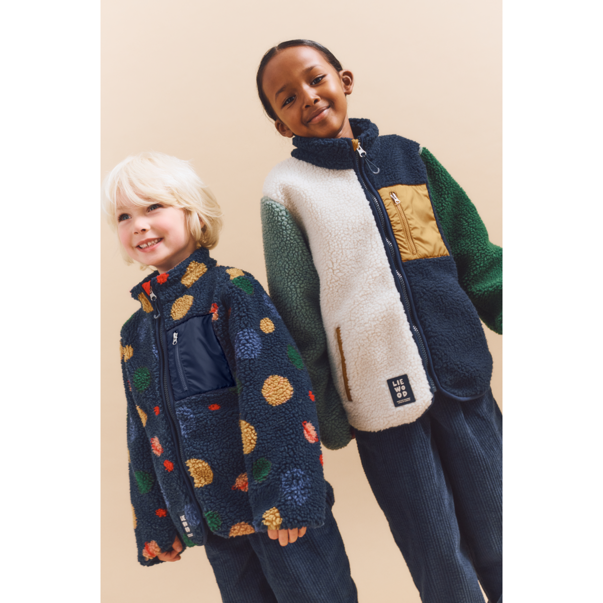 Liewood Nolan Fleecejacke - Peppermint multi mix - Jacke