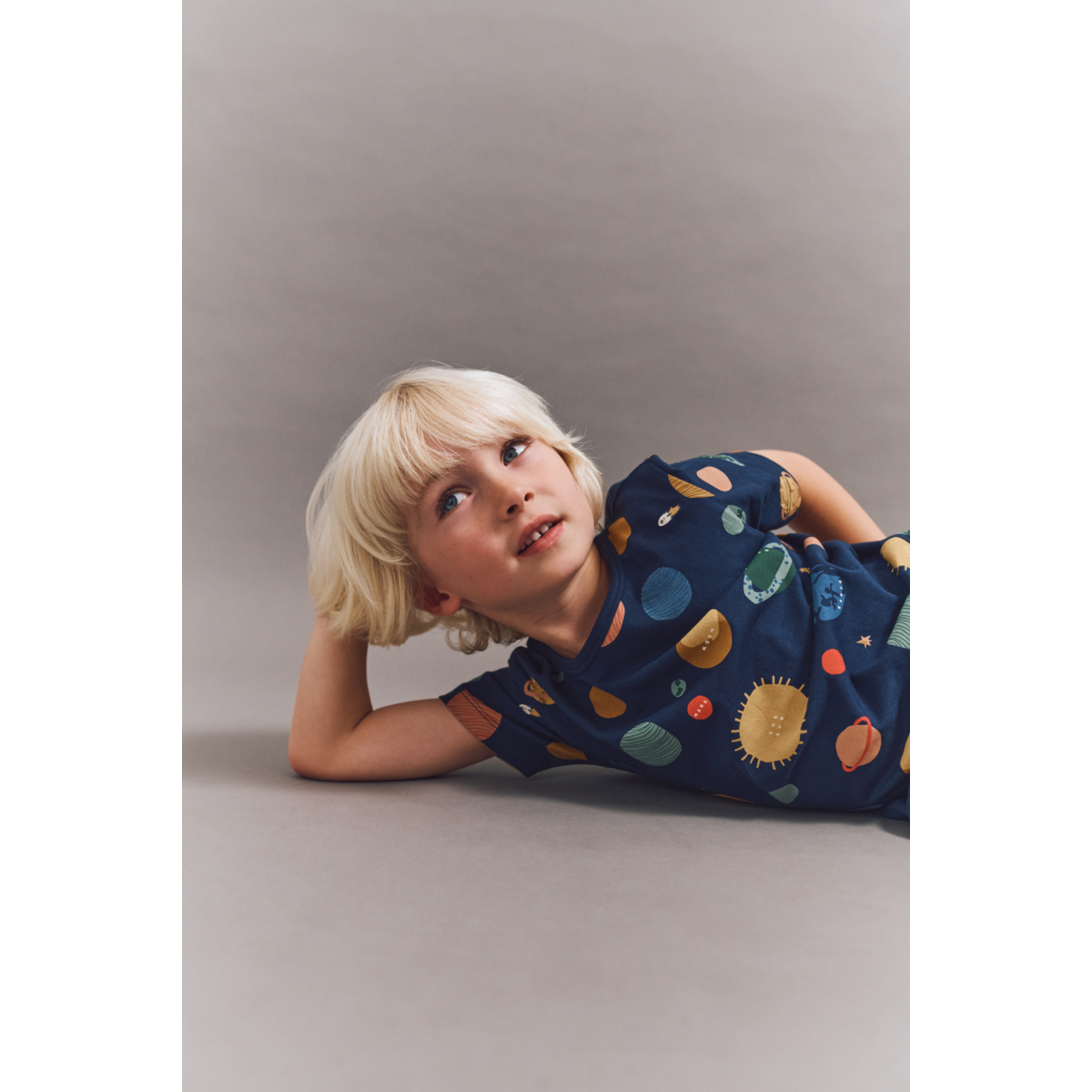 Liewood APIA Kurzarm T-shirt - Universe / Classic navy - T-shirt