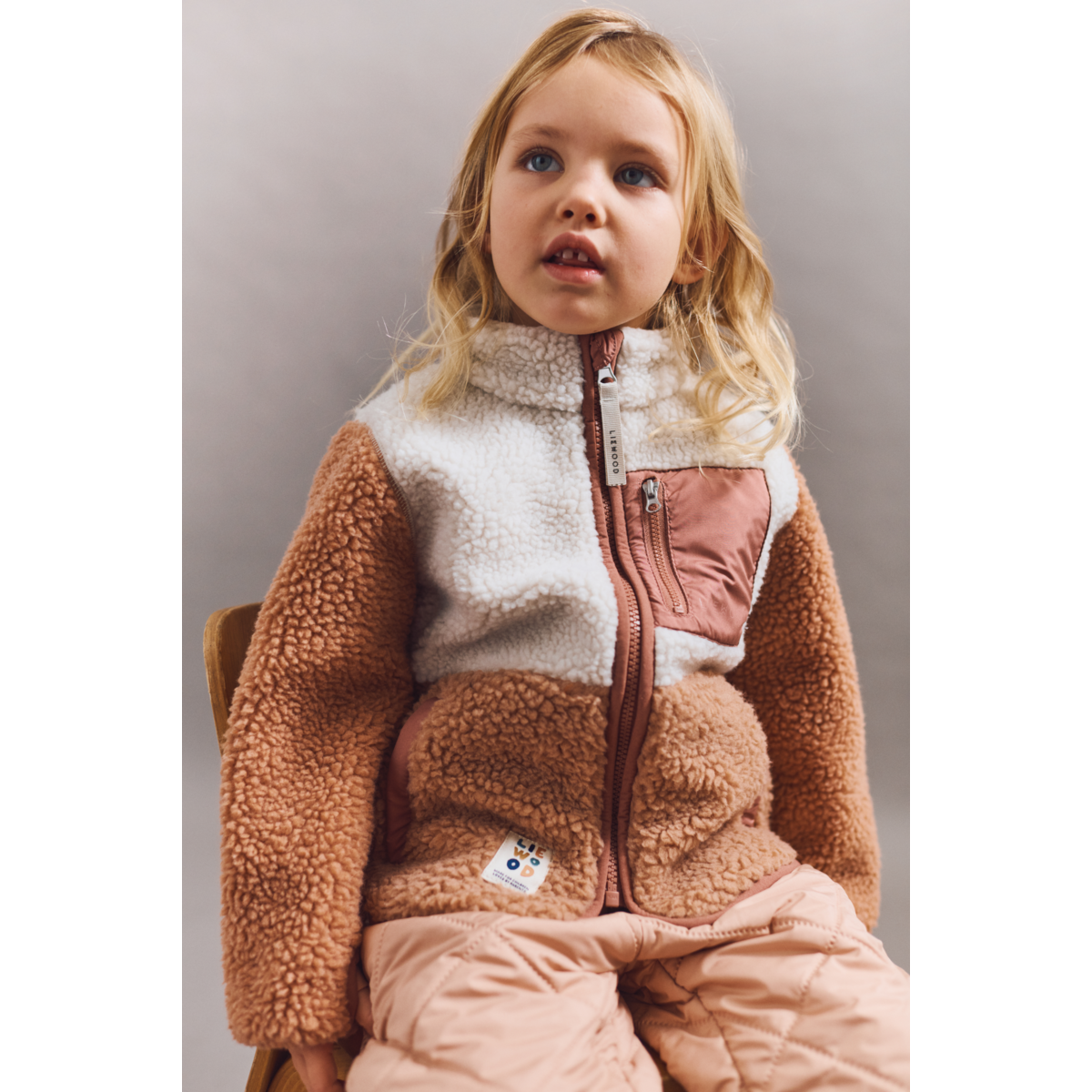 Nolan Fleecejacke - Tuscany rose multi mix