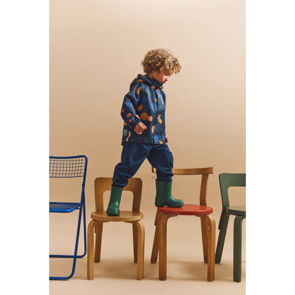 ASTON Regenstiefel - Garden green mix