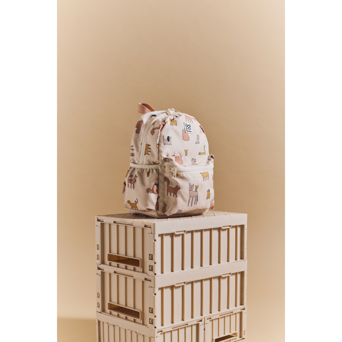 Liewood ANDREAS Rucksack - Cats and Dogs / Sandy - Rucksack