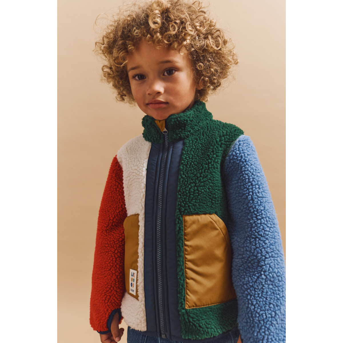 Liewood NOAM Fleecejacke - Garden green multi mix - Jacke