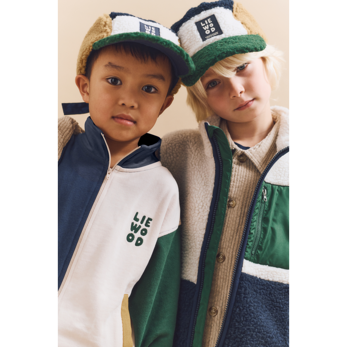 Liewood RORY Fleece-Kappe - Classic navy multi mix - Hut & Kappe