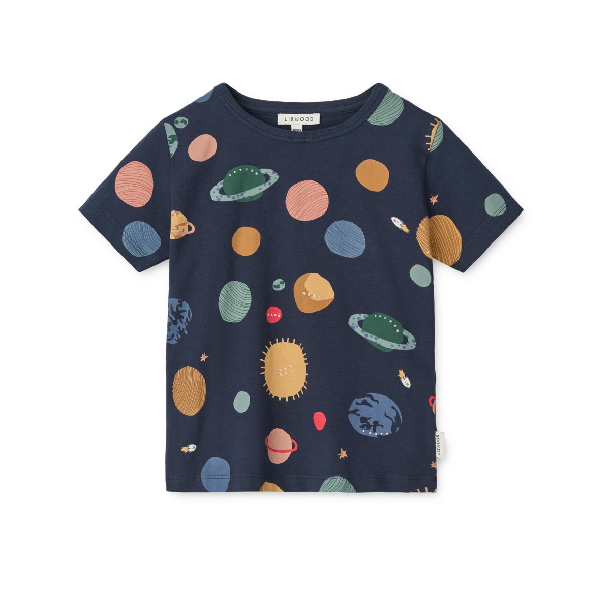 Liewood APIA Kurzarm T-shirt - Universe / Classic navy - T-shirt