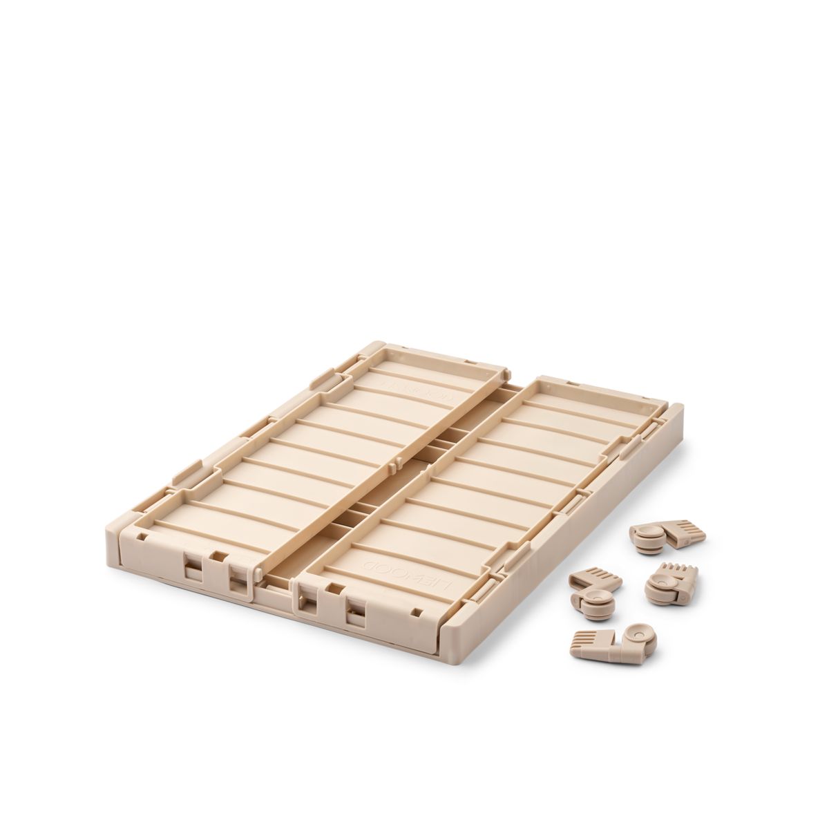 Liewood WESTON Aufbewahrungsbox mit Rädern Medium - Sandy - Aufbewahrungsbox