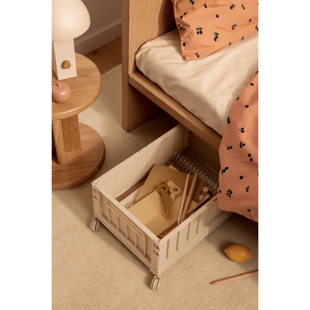 Liewood WESTON Aufbewahrungsbox mit Rädern Medium - Sandy - Aufbewahrungsbox