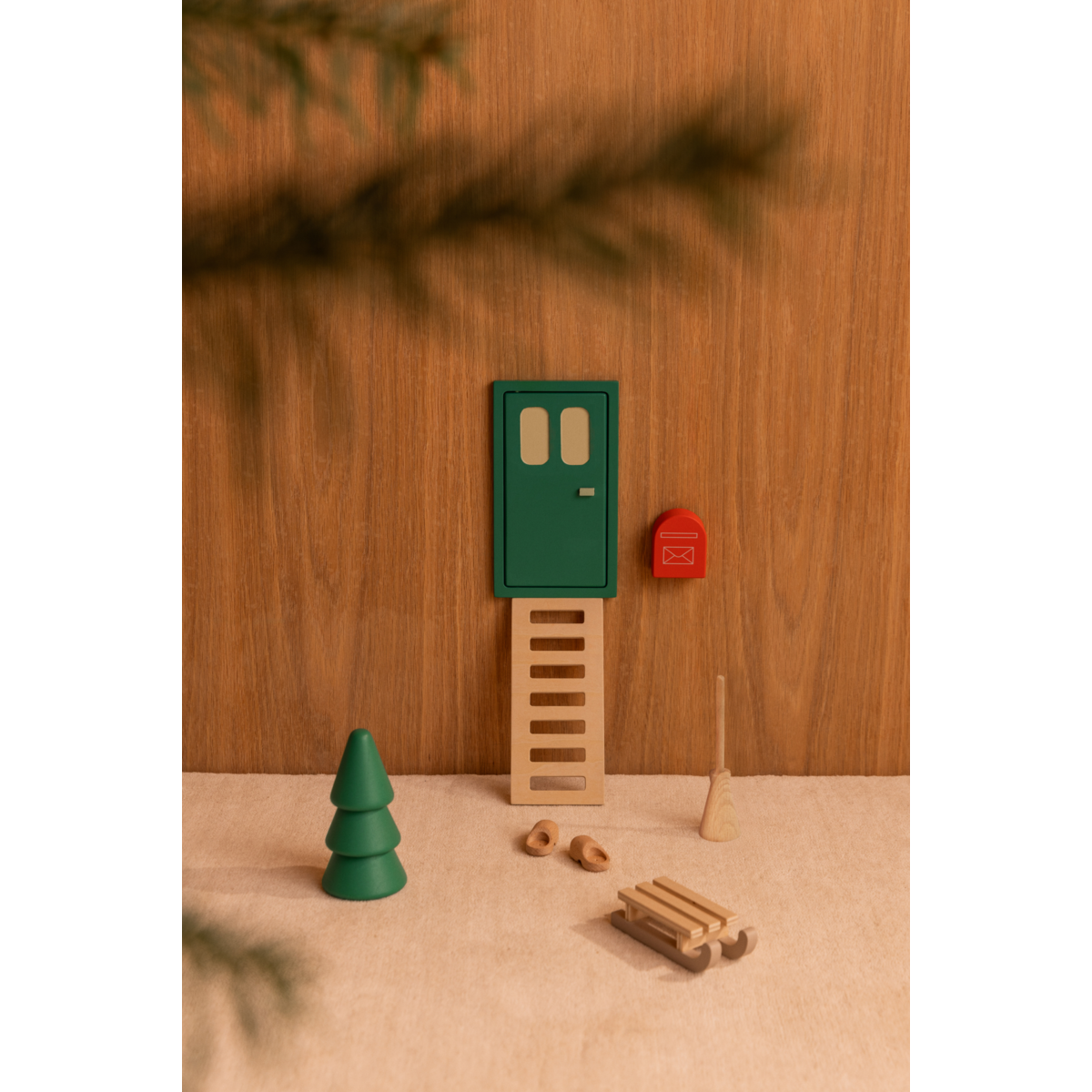 Liewood Lena Elfentür - Garden green multi mix - Weihnachten