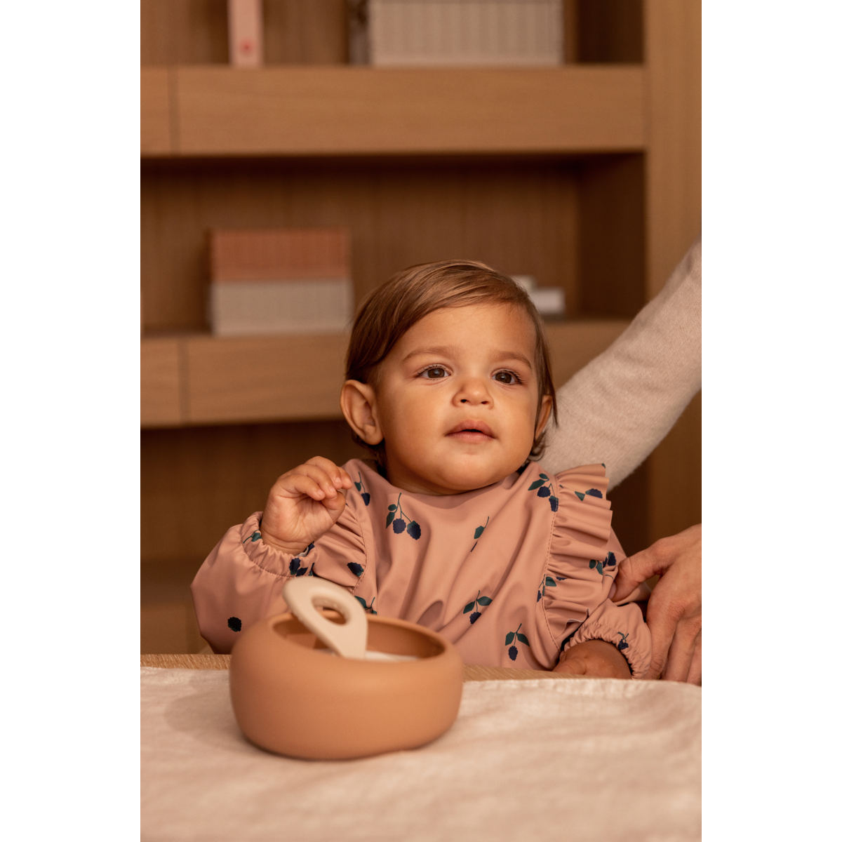 Liewood MERLE Rüschen-Ärmellätzchen - Berry / Pale Tuscany - Cape Lätzchen