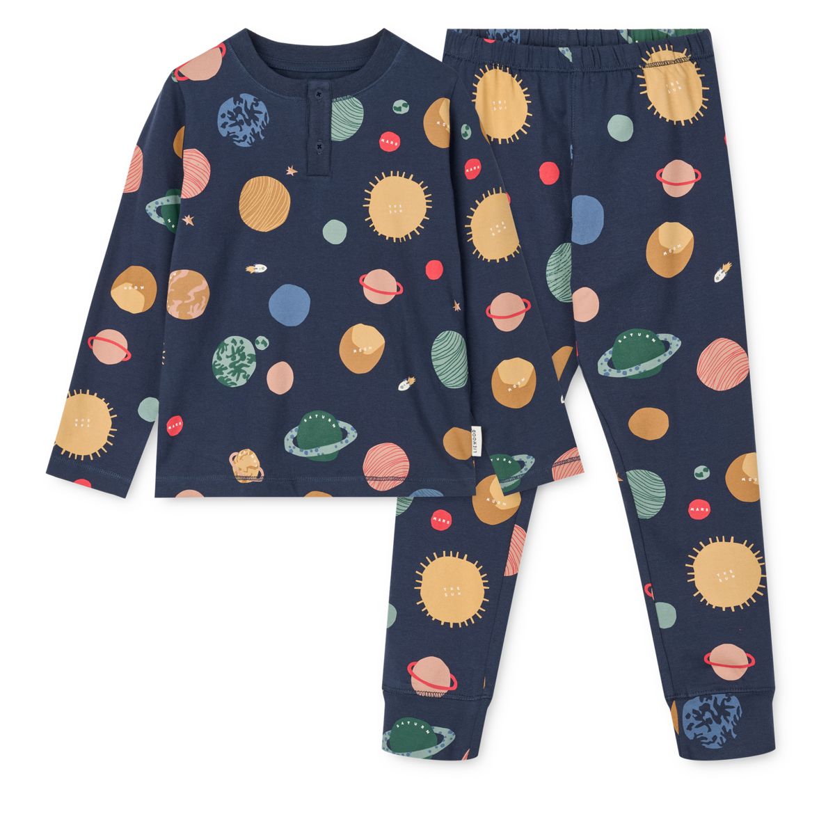 Liewood WILHELM Bedrucktes Pyjama-Set - Universe / Classic navy - Pyjama-Set