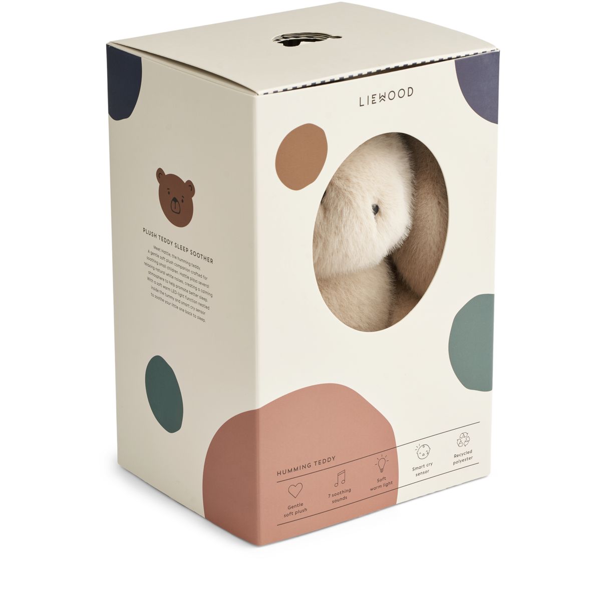 Liewood HATTIE Kaninchen-Humming-Teddy - Mist - Polaires