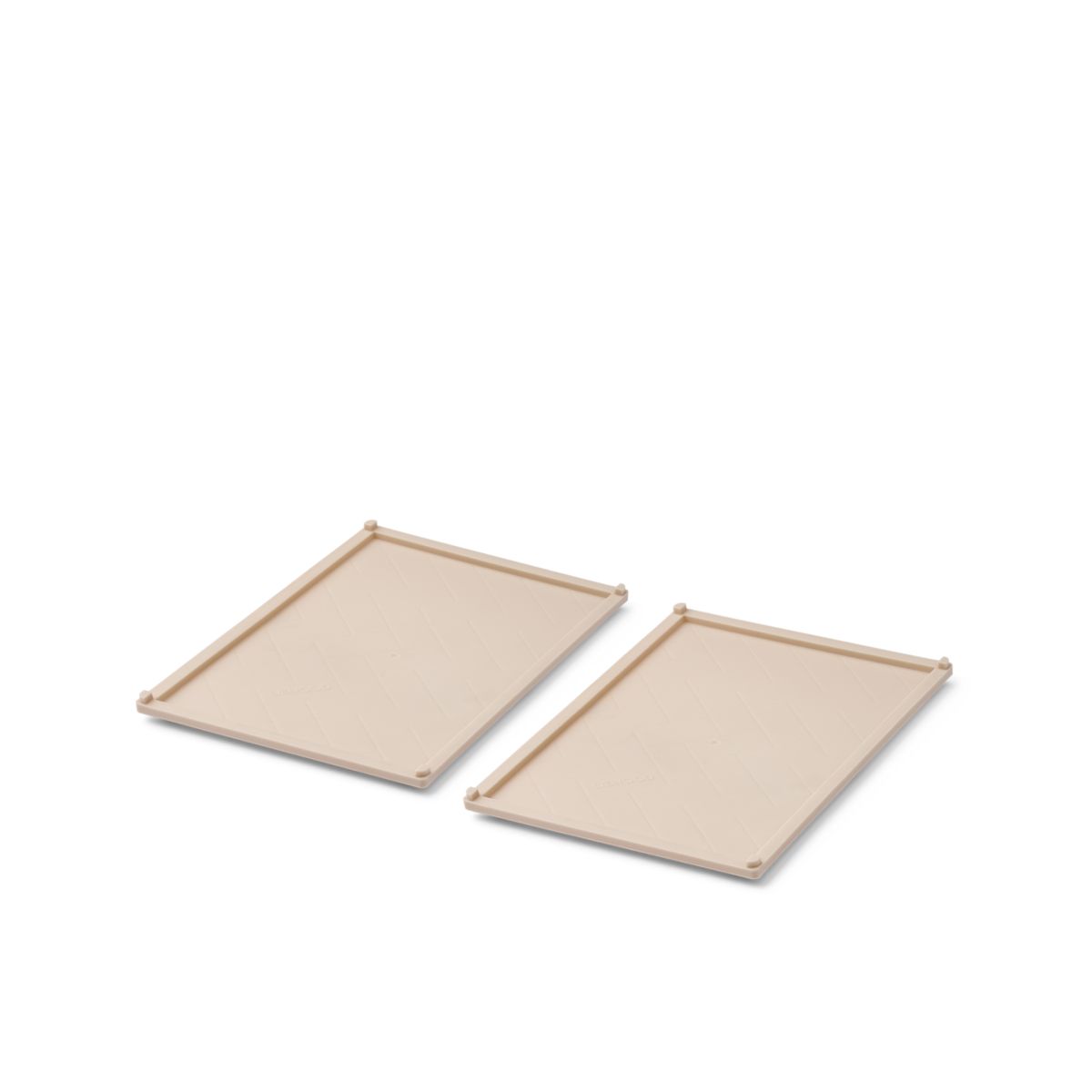Liewood WESTON Aufbewahrungsbox Deckel Klein, 2er-Pack - Sandy - LAGERERSATZTEILE