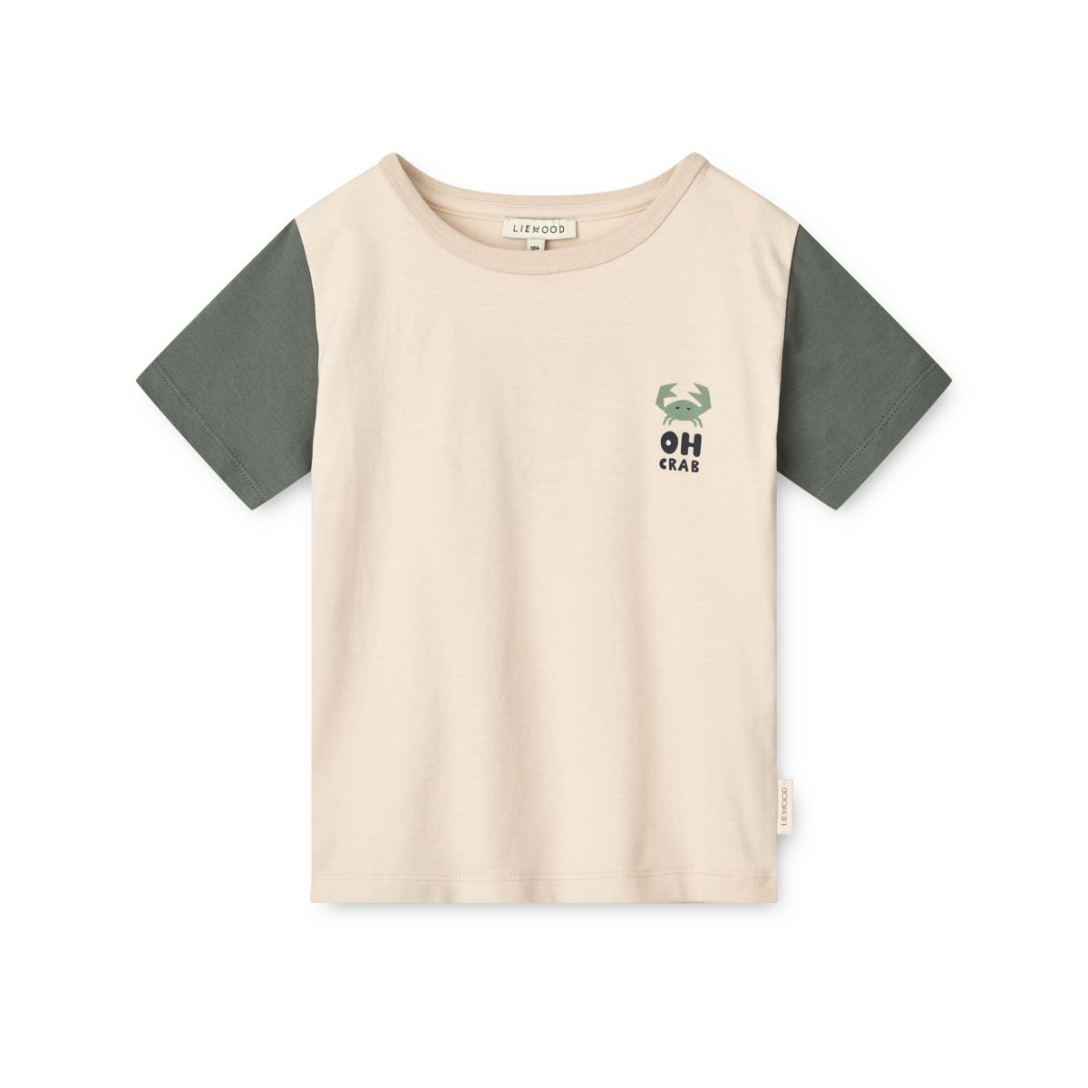 Liewood T-Shirt mit Aufdruck - Oh Crab / Sandy - T-shirt