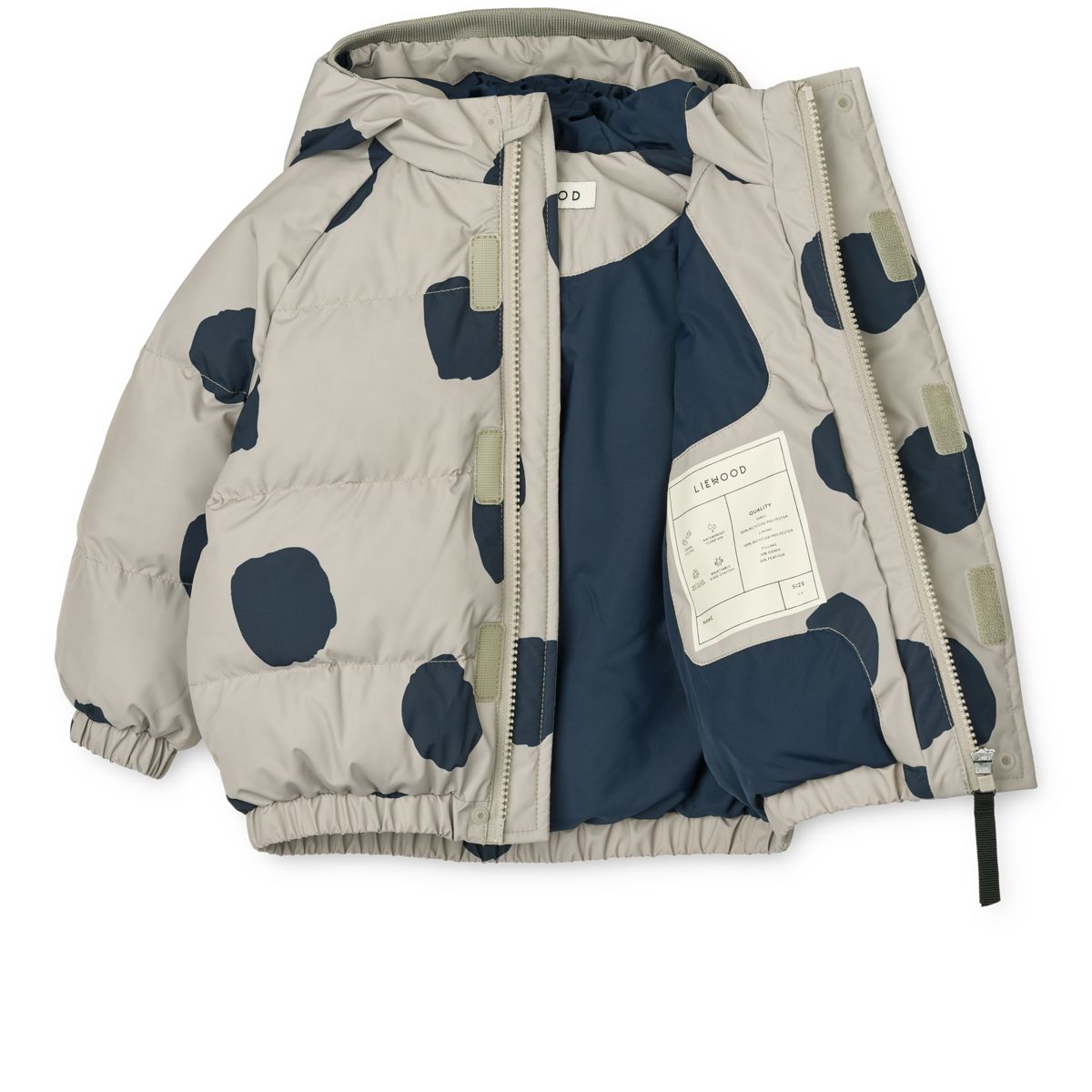Liewood ADELINA Jacke mit Ohren - Spot dots / Mist - Jacke