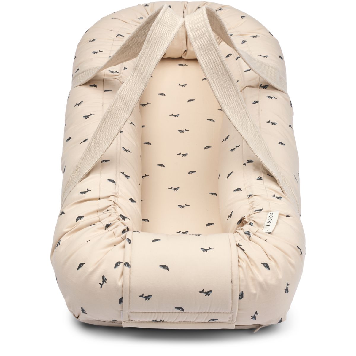 GRO Bedruckter Babylift - Mini whale / Sandy