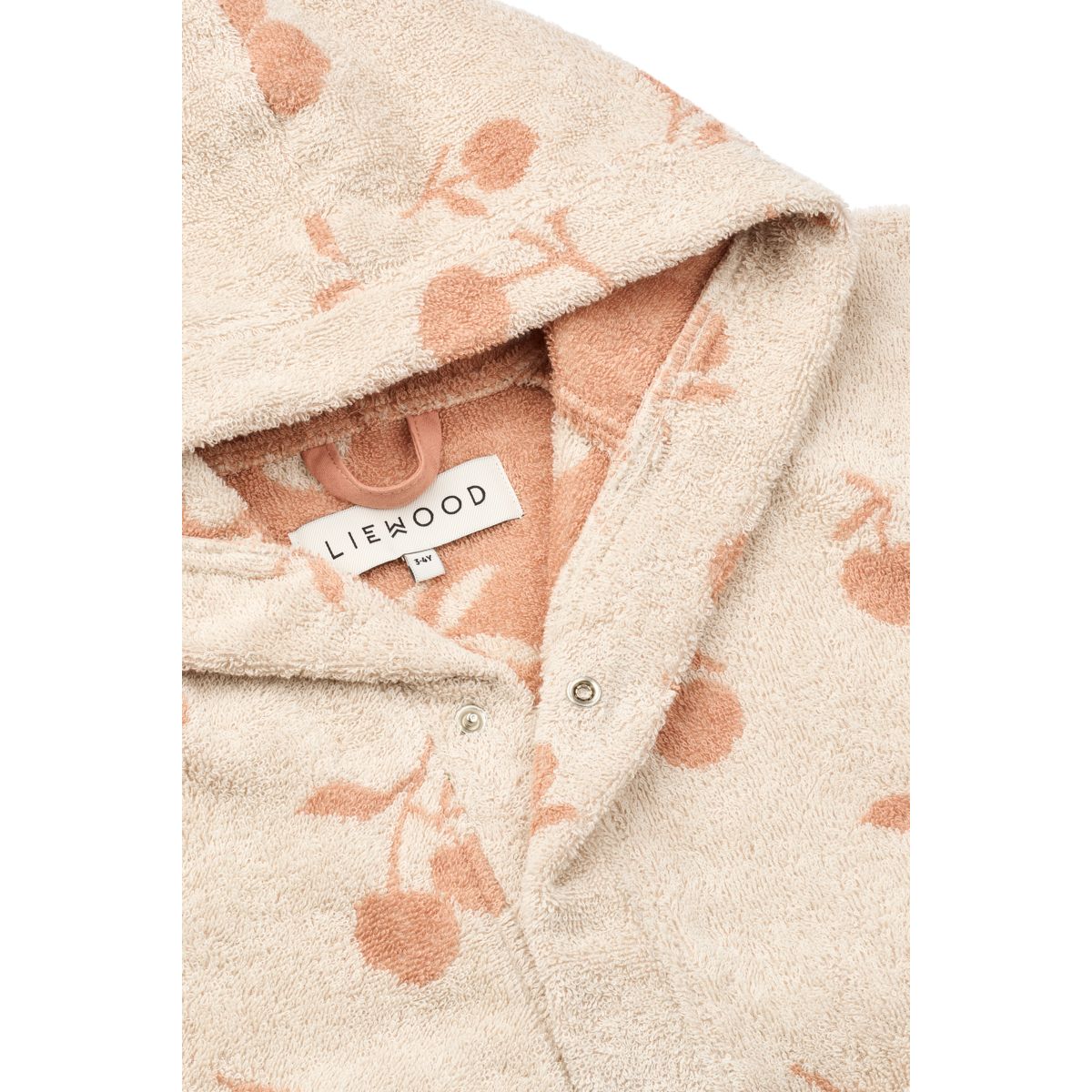 Liewood Lilana Bademantel - Peach / Sea shell - Häntucher / Waschlasppen