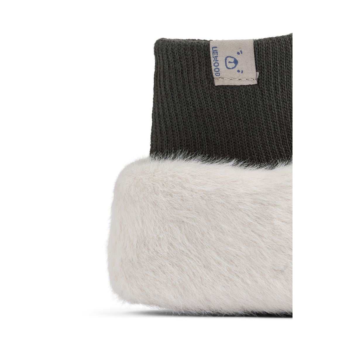 BETH Panda Hausschuhe - Sandy / Dark grey