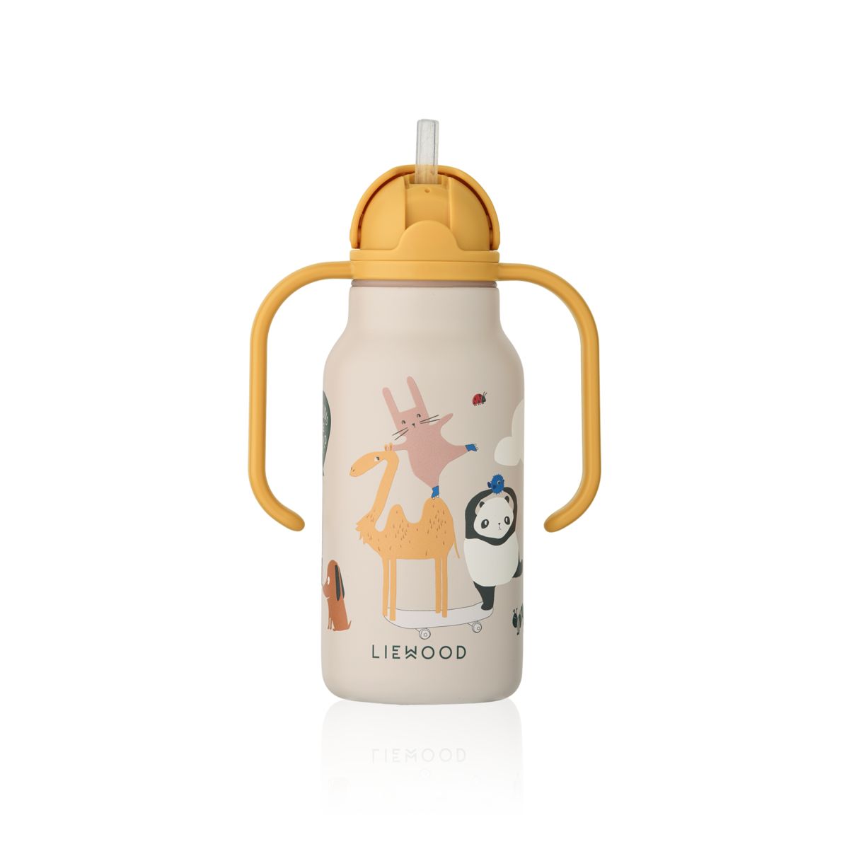 KIMMIE Bedruckte Flasche 250 ml - Around the world / Sandy