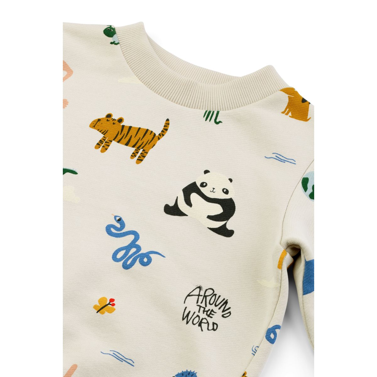 THORA bedrucktes Sweatshirt - Around the world / Sandy