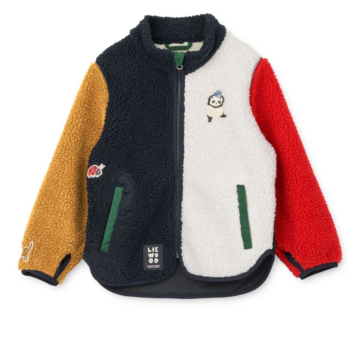 Liewood Nolan Fleecejacke - Around the world multi mix - Jacke