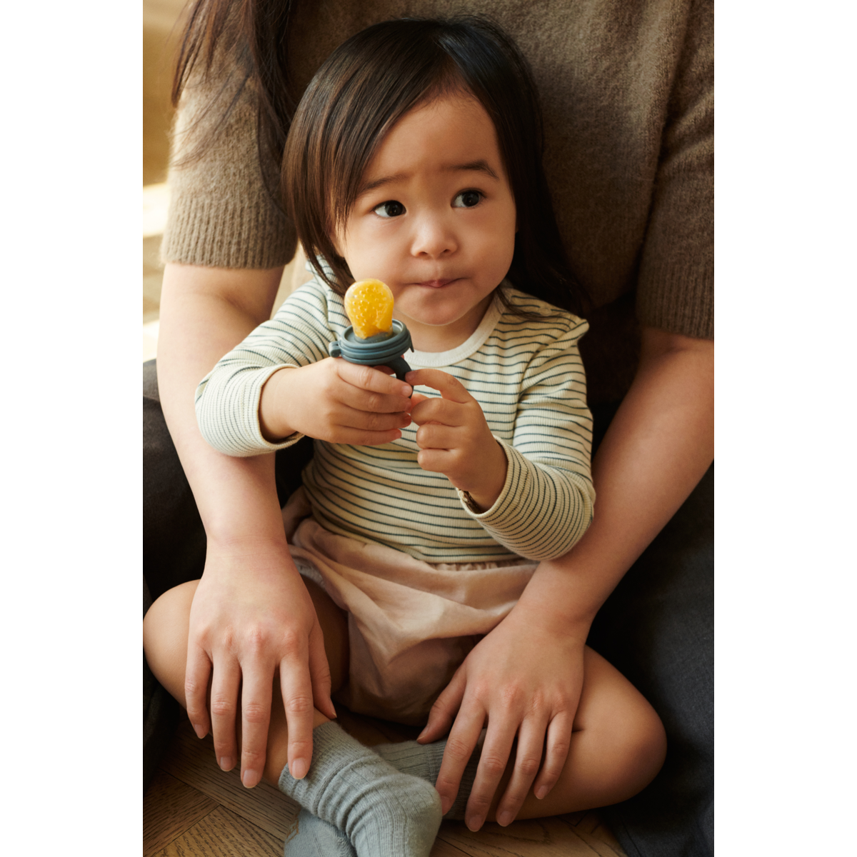 Liewood Miranda Fruchtschnuller 2er Pack - Whale blue / Dove blue - Fruchtschbuller